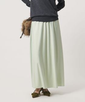 UNITED ARROWS/サテン フレア マキシスカート ‐ウォッシャブル‐/ミモレ / ロング