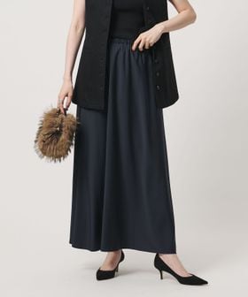 UNITED ARROWS/サテン フレア マキシスカート ‐ウォッシャブル‐/ミモレ / ロング