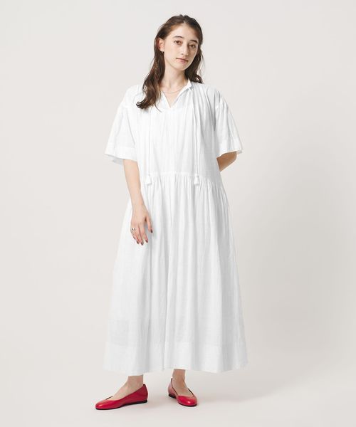 UNITED ARROWS/インディア ボイル チェック ワンピース/ワンピース