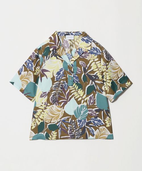 UNITED ARROWS/リーフ プリント シャツ/シャツ / ブラウス