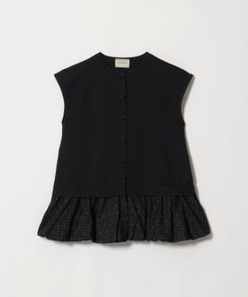 UNITED ARROWS/カットワーク バルーン シルエット ベスト ‐ウォッシャブル‐/ベスト