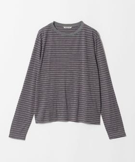 AURALEE/＜AURALEE＞ボーダー ロングスリーブ Tシャツ/Tシャツ / カットソー