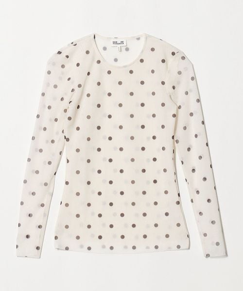 BAUM UND PFERDGARTEN/＜BAUM UND PFERDGARTEN＞JODIE ドット シアー カットソー/Tシャツ / カットソー