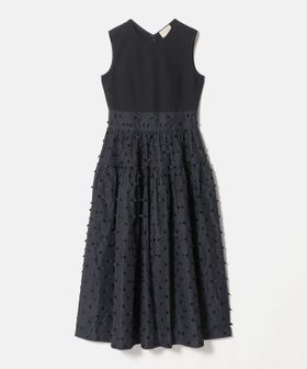 UNITED ARROWS/ドットリボン カットジャガード ワンピース ‐ウォッシャブル‐/ワンピース