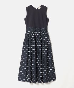 UNITED ARROWS/ドットリボン カットジャガード ワンピース ‐ウォッシャブル‐/ワンピース