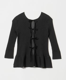 UNITED ARROWS/シアー リボン 2WAYカーディガン ‐ウォッシャブル‐/カーディガン / ボレロ
