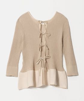 UNITED ARROWS/シアー リボン 2WAYカーディガン ‐ウォッシャブル‐/カーディガン / ボレロ