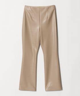 UNITED ARROWS/レザーライク フレアパンツ/その他パンツ