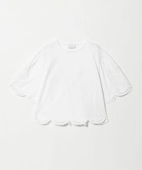 UNITED ARROWS/エンブロイダリー スカラップ Tシャツ/Tシャツ / カットソー