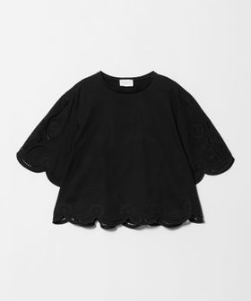 UNITED ARROWS/エンブロイダリー スカラップ Tシャツ/Tシャツ / カットソー