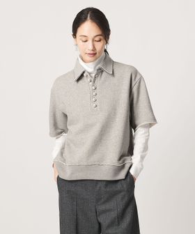 UNITED ARROWS/【別注】＜CINOH＞パールモチーフ スウェット ポロシャツ/スウェット / パーカー