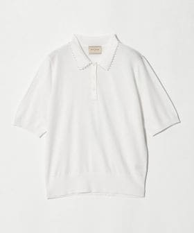 UNITED ARROWS/パールライク ポロニット ‐ウォッシャブル‐/ニット / セーター