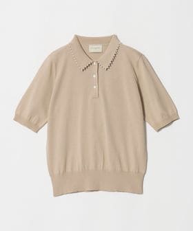 UNITED ARROWS/パールライク ポロニット ‐ウォッシャブル‐/ニット / セーター