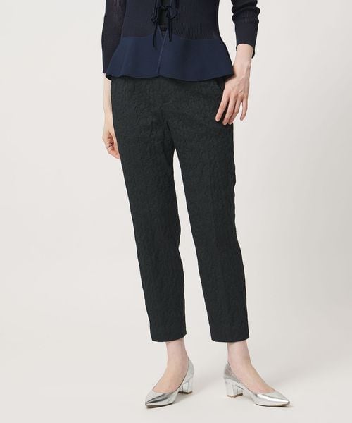 UNITED ARROWS/フクレ ジャガード スリムパンツ ‐ストレッチ ウォッシャブル‐/スラックス