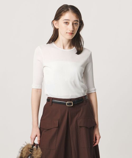 UNITED ARROWS/コットン テレコ 5分袖 カットソー/Tシャツ / カットソー