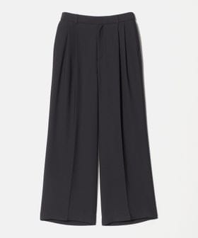 UNITED ARROWS/ポリエステル 2タック ワイドパンツ ‐吸水速乾 帯電防止 接触冷感‐/スラックス