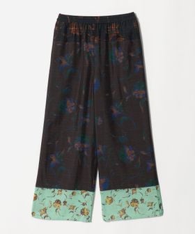 UNITED ARROWS/フラワー パネル プリント パンツ ‐ウォッシャブル‐/イージーパンツ