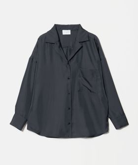 UNITED ARROWS/シルクライク オープンカラー シャツ ‐ウォッシャブル‐/シャツ / ブラウス