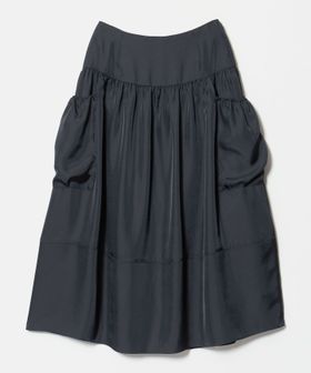 UNITED ARROWS/シルクライク ティアード スカート ‐ウォッシャブル‐/ミモレ / ロング