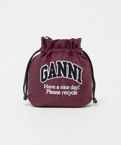 GANNI/＜GANNI＞ロゴ ポーチ バッグ/ハンドバッグ / クラッチバッグ