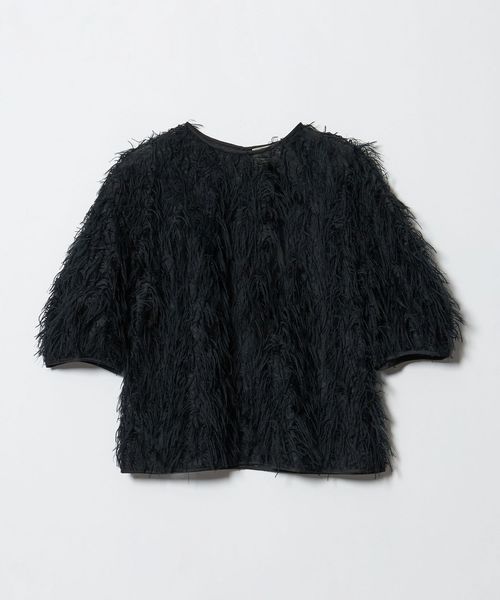 UNITED ARROWS/へアリー フリンジ ブラウス ‐ウォッシャブル‐/シャツ / ブラウス