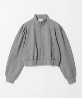 VIVIANO/＜VIVIANO＞パフスリーブ スウェット ジップアップ パーカー/スウェット / パーカー