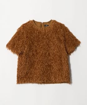 M・fil/＜M・fil＞ファンシー フェザー ハーフスリーブ トップス/シャツ / ブラウス