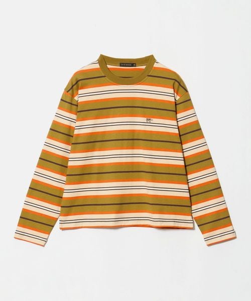 SCYE BASICS/＜SCYE BASICS＞ボーダー クルー ロングスリーブ Tシャツ/Tシャツ / カットソー