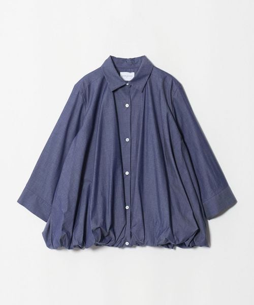 UNITED ARROWS/コットン ８分袖 バルーン シャツ/シャツ / ブラウス