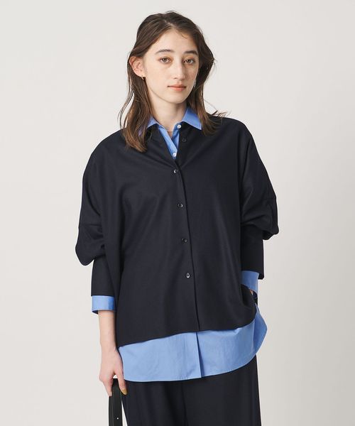 UNITED ARROWS/ウール ドルマン シャツ/シャツ / ブラウス
