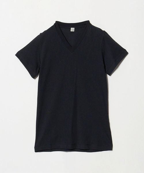 TOTEME/＜TOTEME＞リブ Vネック Tシャツ/Tシャツ / カットソー