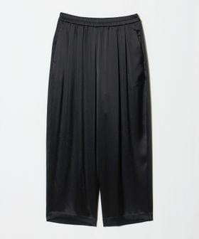 UNITED ARROWS/サテン ギャザー テーパード ワイドパンツ/イージーパンツ