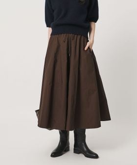 UNITED ARROWS/タフタ ジップ フレアスカート ‐ウォッシャブル‐/ミモレ / ロング