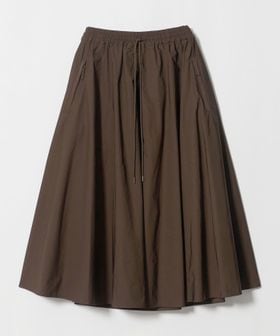 UNITED ARROWS/タフタ ジップ フレアスカート ‐ウォッシャブル‐/ミモレ / ロング