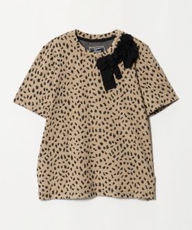 Kaon/＜Kaon＞アニマル ジャガード フリル カットソー/Tシャツ / カットソー