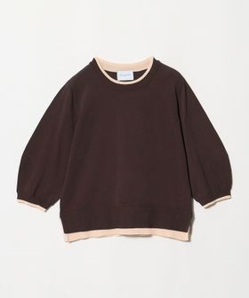 UNITED ARROWS/ブローチ ハーフスリーブ ニット/ニット / セーター