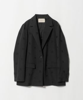 UNITED ARROWS/フラワー ジャガード バックフレア ジャケット/テーラードジャケット