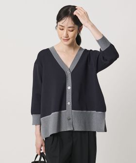 UNITED ARROWS/8分袖 ミニマル 2WAY カーディガン ‐ウォッシャブル‐/カーディガン / ボレロ