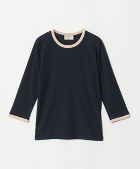 UNITED ARROWS/７分袖 リブ バイカラー パイピング カットソー/Tシャツ / カットソー