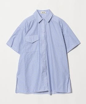 AKYN/＜AKYN＞ストライプ ハーフスリーブ シャツ/シャツ / ブラウス