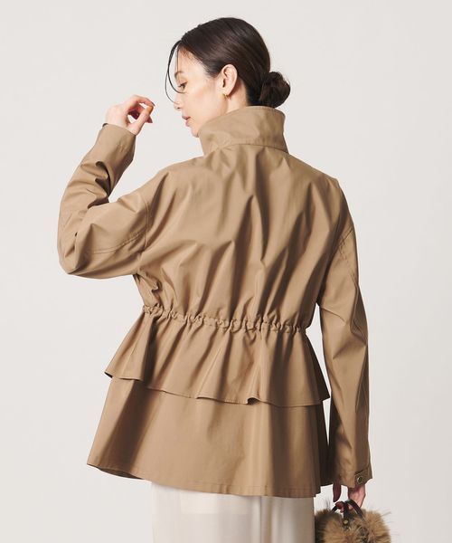 UNITED ARROWS/タフタ ペプラム フリル ブルゾン ‐はっ水‐/その他コート / ブルゾン