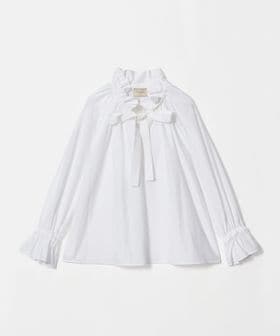 UNITED ARROWS/スタンド フリル リボン ブラウス/シャツ / ブラウス