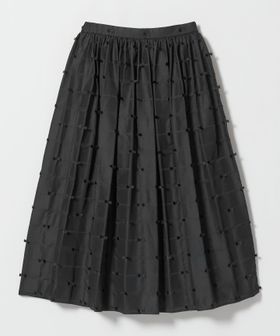 UNITED ARROWS/リボン チェック ジャガード スカート ‐ウォッシャブル‐/ミモレ / ロング