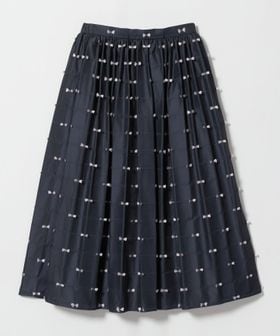 UNITED ARROWS/リボン チェック ジャガード スカート ‐ウォッシャブル‐/ミモレ / ロング