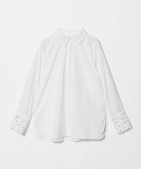UNITED ARROWS/4WAY エンブロイダリー バンドカラー シャツ/シャツ / ブラウス