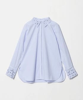 UNITED ARROWS/4WAY エンブロイダリー バンドカラー シャツ/シャツ / ブラウス