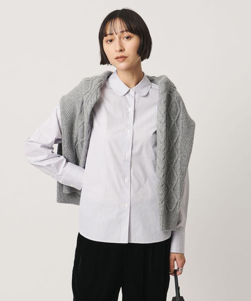 UNITED ARROWS/SOKTAS ラウンドカラー シャツ/シャツ / ブラウス