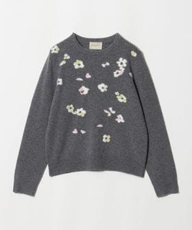 UNITED ARROWS/フラワー ジャガード ニット/ニット / セーター