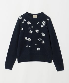 UNITED ARROWS/フラワー ジャガード ニット/ニット / セーター