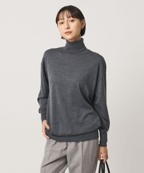 UNITED ARROWS/18G ウール タートルネック ニット ‐ウォッシャブル‐/ニット / セーター